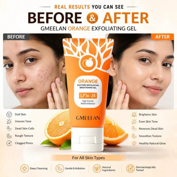 Orange Enzyme Exfoliating Gel (Face & Body Gel)