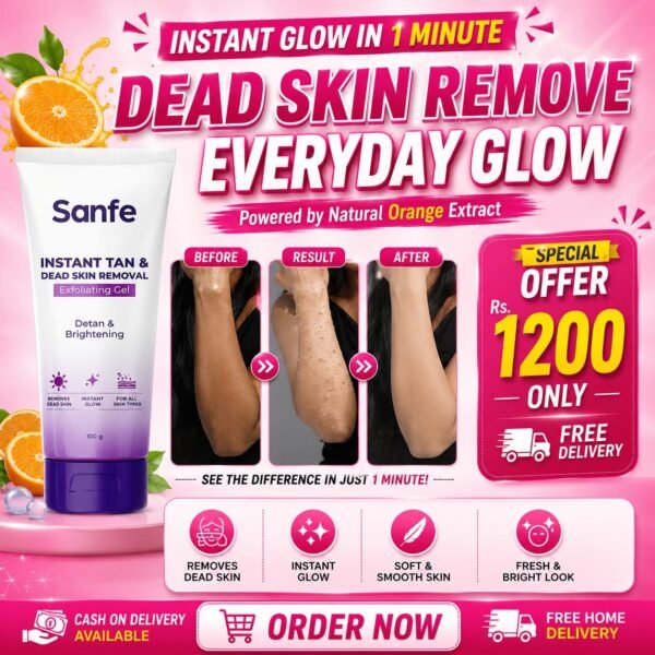 Sanfe Instant Tan & Dead Skin Removal Exfoliating Gel